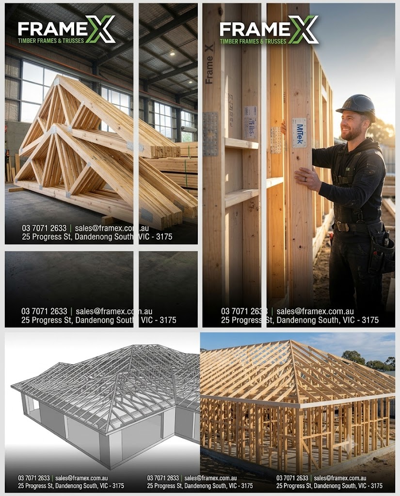 Truss and Frame Manufacturers | Roof Trusses & Wall Frames Melbourne | Frame-X